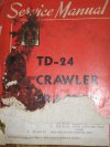 International TD-24 Crawler Service Repair Manual